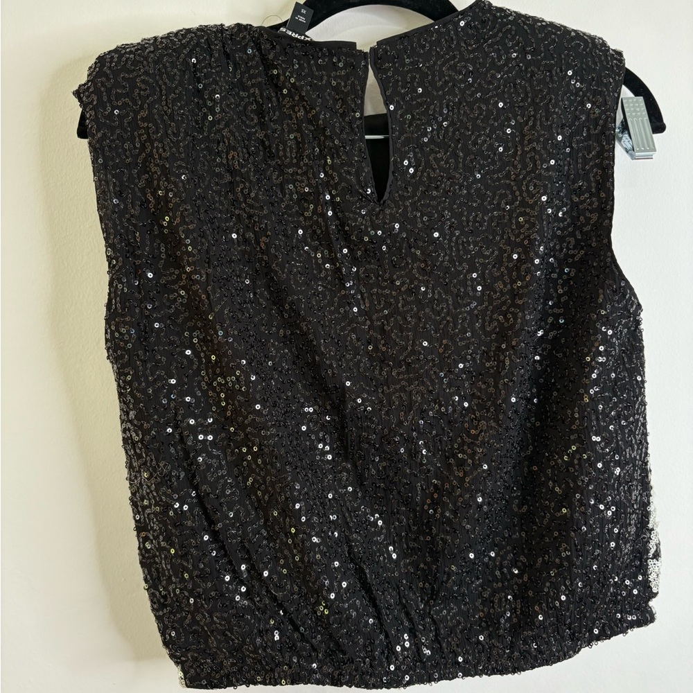 Express Sequin Houndstooth Top - image 3